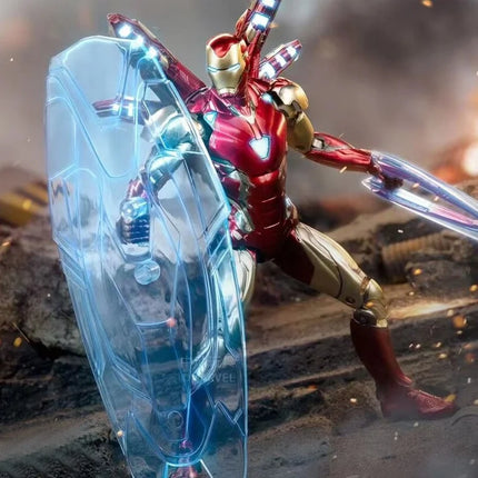 Hot Avengers Original Deluxe Iron Man Mk85 2.0 Toy Led Light Edition Mark 85 Lxxv Nano Armor 1/10 Action Figure Endgame Legends