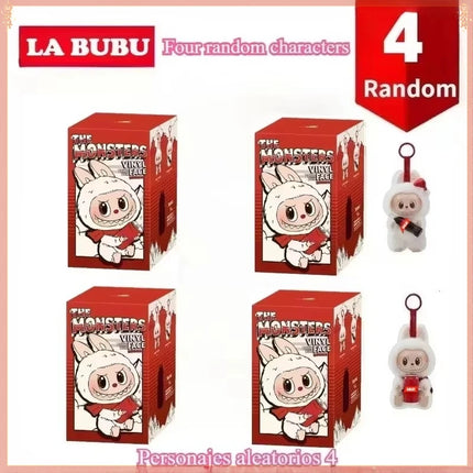 High Quality Macaron The Monsters Labubu Sitting Party Vinyl Plush Blind Box Decorative Surprise Box Doll Collection Gift