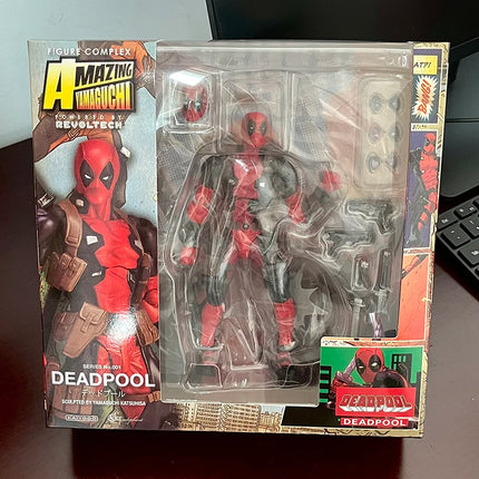 Yamaguchi Revoltech EPIC Deadpool Action Figure Ultimate X-Men Deadpool Super Hero Figure Toys Collectible Model Doll Gifts
