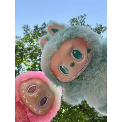 Doll Blind Box The Monster Series Mystery Flocking Model Toys Kawaii Monster Replica Keychain Toy Christmas Gift