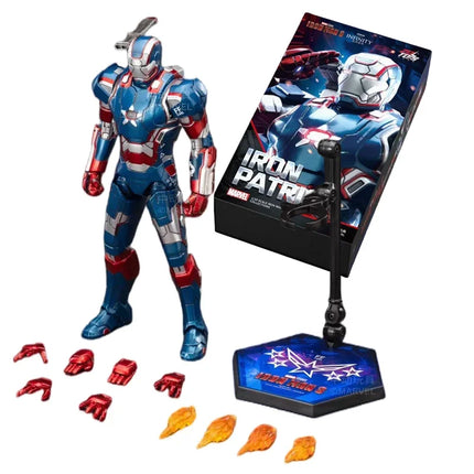 ZD Toys 1/10 Iron Man Figurines MK30 Iron Patriot Blacklash Figures MK33 MK39 MK17 MK21Action Movie Model Adult Collect Gift
