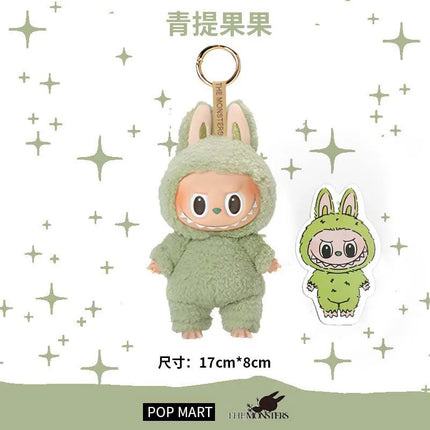 Figura de Anime Labubu Have A Seat, modelo de muñeca colgante de PVC, llavero de réplica de monstruo Kawaii, juguete de regalo d