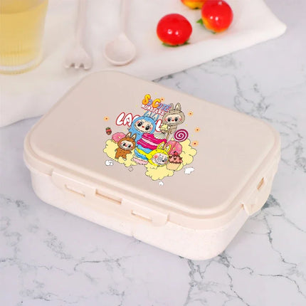 Lunch Bag Cartoon Crystal Sticker Warming Box Portable Outdoor Picnic Food Storage Bags Large Capacity Bento Boxs Gifts