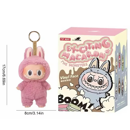 Rabbu 1st generation vinyl pendant doll model beautiful monster toy key copy birthday gift toy.