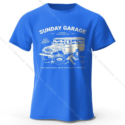Retro Sketch Car T-Shirt 100% Premium Cotton Slim Fit Hand Drawn Classic Auto Tee for Men and Teens Motorhead Fashion