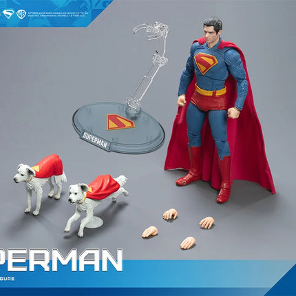 2025 Original Fondjoy David Corenswet Superman Action Figure 1/9 New Superman Figure PVC Joint Movable Kid Toy Boy Gift