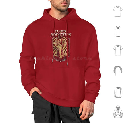 Janes Addiction Hoodie cotton Long Sleeve Crackerman Janes Addiction Janes Addiction Janes Addiction Sale Band Perry