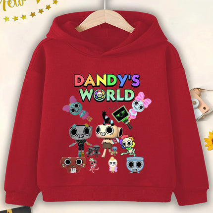 Fashion Dandys World Hoodie Creative Boys Girls Cute Cartoon Clothes Casual Pullover Dandy's World Game Sweatshirts Kids Hoodies