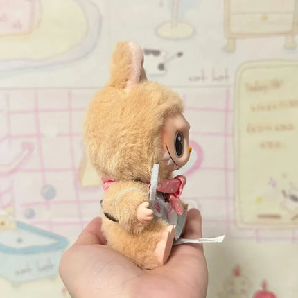 The Monster Heartbeat Macaron Series Blind Box Vinyl Pendant Cute Doll Model Toy Keychain Mysterious Surprise Box Birthday Gift