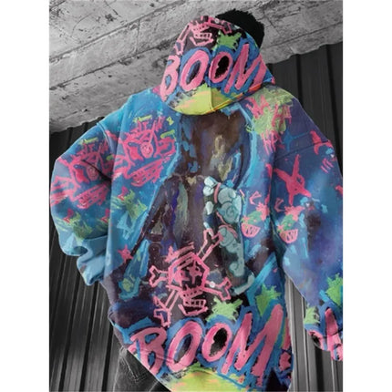 2025 Popular Anime Hoodies 3D Printed Men's and Women's Cartoon Sportswear Sweatshirts Long Sleeved Pullovers