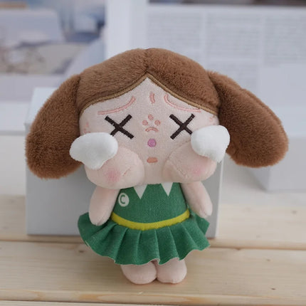 LABUBU New Monster Plush Key Chain Bag Decoration Accessories Plush Doll Bag Pendant Decoration Keychain Women Girls Gifts