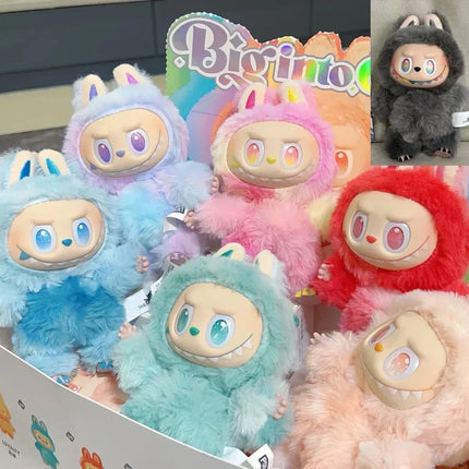 New LABUV3 V4 heartbeat macaroon Face Blind Box Vinyl Doll BUBU Trendy Desktop Decoration Cute Doll Ornament Keychain Gift