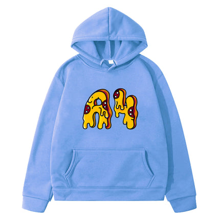 Пицца А4 Animation Hoodies Boys Sweatshirt with hood Влад a4 Бумага Casual Fleecing hoodie y2k sudadera kids clothes girls 7-12y