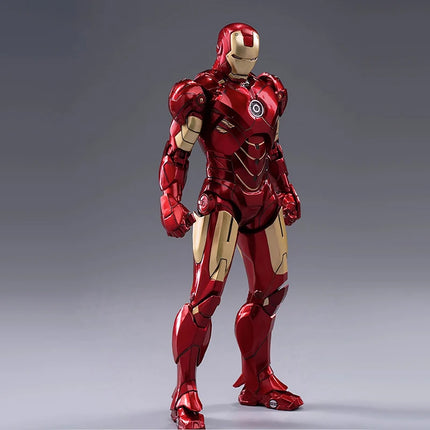 ZD Toys Iron Man MK4 Model 7inches Action Figures Tony Stark Iron Man 1/10 Avengers Genuinely Collect Model Ornaments Boy Gifts