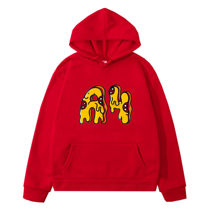 Пицца А4 Animation Hoodies Boys Sweatshirt with hood Влад a4 Бумага Casual Fleecing hoodie y2k sudadera kids clothes girls 7-12y
