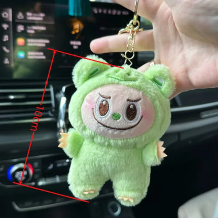 LABUBU New Monster Plush Key Chain Bag Decoration Accessories Plush Doll Bag Pendant Decoration Keychain Women Girls Gifts