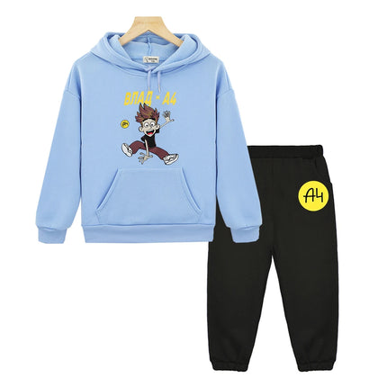 Vlad A4 Autumn girls boys Hooded Sets Fleece sweatshirt  y2k sudadera мерч а4 Lamba anime hoodie pullover kids boutique clothes