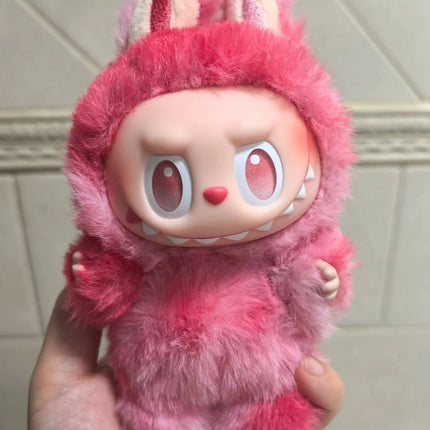 BANDAI/Labub# V3/ In stock Macaron 3rd Gen Vinyl Doll Keychain Pendant Collectible Toy Gift for Adults Kids High Energy Series