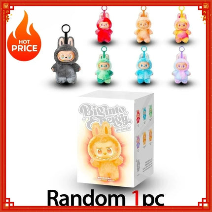 1:1 High Quality for La BuBu Blind Box Series PVC for La BuBu Macaron Pendant Doll Monster Keychain Birthday Christmas Gift