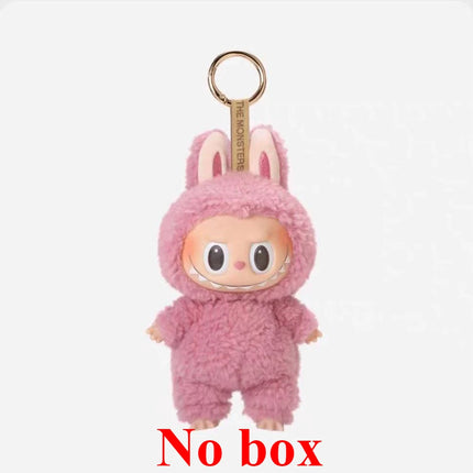 Keychain Pendant Heartbeat Macaron Vinyl Face Blind Box Plush Doll Handmade Gift