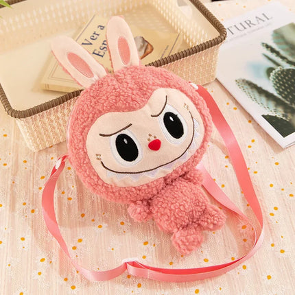 2025 New Cartoon bag Cute Plush Bunny Avatar Crossbody Creative Cartoon Shoulder Hand Fashion Bag Coin Purse Plush Bag