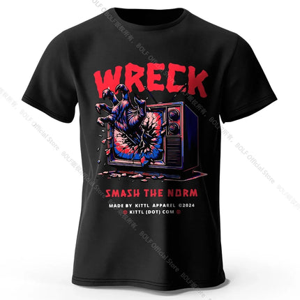 Expressive Hand-Painted T-Shirt 100% Premium Cotton Striking Graphic Tee for Bold Fashion Statements