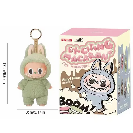 Rabbu 1st generation vinyl pendant doll model beautiful monster toy key copy birthday gift toy.