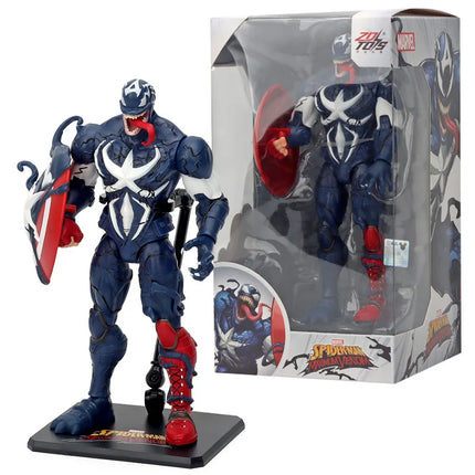 Original Venom Parasitic Spider Man Iron Man Thanos Captain America Black Panther Action Figure Marvel Legends Toy Gift For Kid