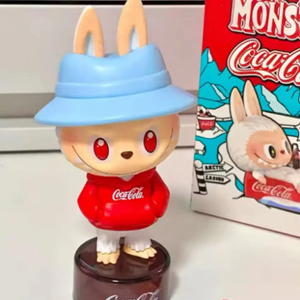 Labubu Original THE MONSTERS Labubu Doll Coca Cola Series Action Figure Mystery Box Labubu Blind Box Christmas Gift Kids Toys