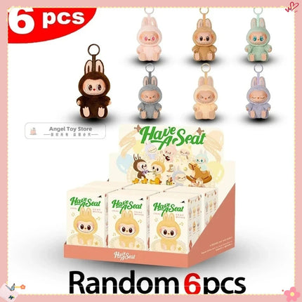 For Labubu V3 V2 Monsters Big Into Energy Series Vinyl Pendant Blind Box Figurine Tabletop Ornament Kawaii Doll Birthday Gifts