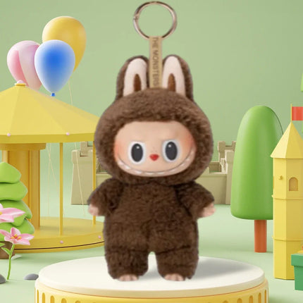 Cute Labubu The Monsters Box Toy Sweetheart Vinyl Doll Kawaii Backpack Pendant Decoration Plush Doll Clothes Keychain Gifts