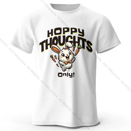 100% Cotton Kawaii Animal Graphic Tee - Delicate Hand-drawn Illustration with Breathable Fabric All Day Comfort