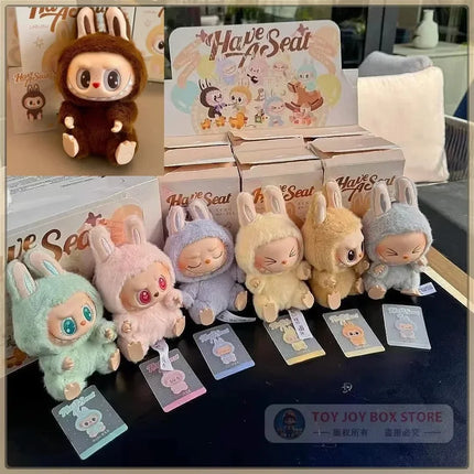 Hot Have A Seat Series BlindBox BIG INTO ENERGY Vinyl Plush Pendant Doll Model Kawaii The Monsters Blind Box Gift  Macaron