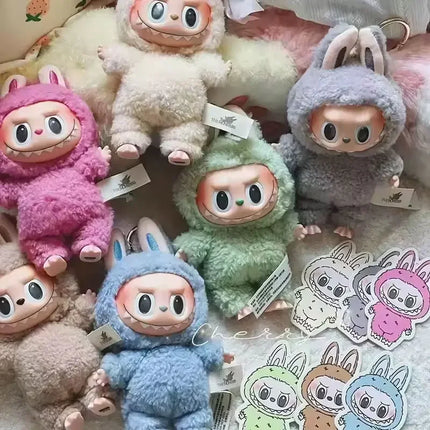 Doll Collection Gifts V1 V2 V3 Monster Series Hanging Shiny Furry Dolls Lovely Girl's Gifts Toys Birthday Gifts Blind Box Gifts
