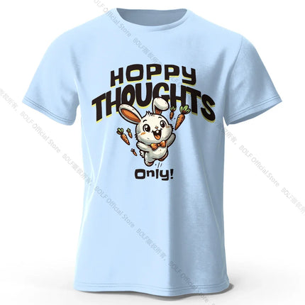 100% Cotton Kawaii Animal Graphic Tee - Delicate Hand-drawn Illustration with Breathable Fabric All Day Comfort