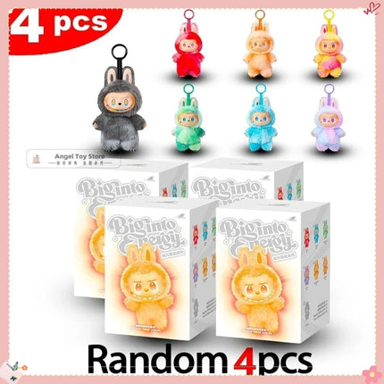 For Labubu V3 V2 Monsters Big Into Energy Series Vinyl Pendant Blind Box Figurine Tabletop Ornament Kawaii Doll Birthday Gifts