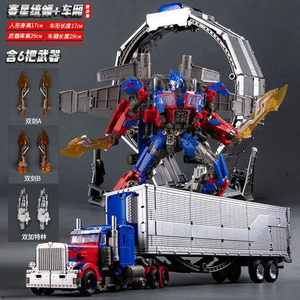 Transformation Toy Baiwei Optimus Commander Robot TW1022 Trailers Model CY01 Tactical Container TW1122 Action Deformation Figure