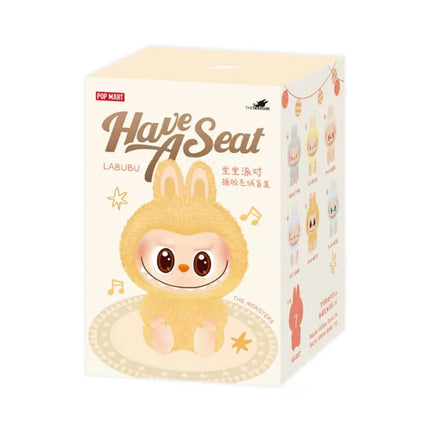 Hot The Monsters Have A Seat Series Labubu Vinyl Plush Doll Blind Box Toy Action Figure Anime Model Mystery Box Gift Collection