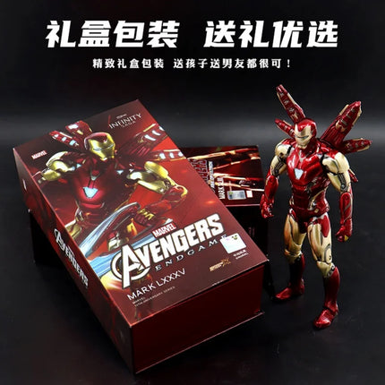 Hot Avengers Original Deluxe Iron Man Mk85 2.0 Toy Led Light Edition Mark 85 Lxxv Nano Armor 1/10 Action Figure Endgame Legends