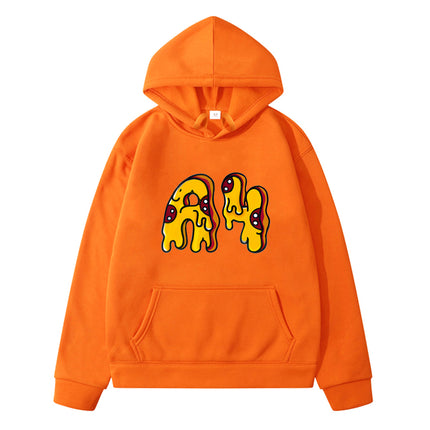 Пицца А4 Animation Hoodies Boys Sweatshirt with hood Влад a4 Бумага Casual Fleecing hoodie y2k sudadera kids clothes girls 7-12y