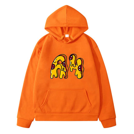 Пицца А4 Animation Hoodies Boys Sweatshirt with hood Влад a4 Бумага Casual Fleecing hoodie y2k sudadera kids clothes girls 7-12y
