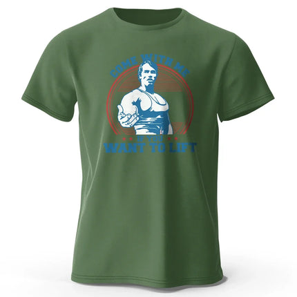 Come with Me If You Want To Lift Printed Men's T-Shirt 100% Cotton Oversized Funny Graphic Tees for Men Summer Tops