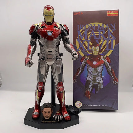 Iron Man Series Joint Movable Crazy Toys MK50 MK3 MK5 MK7 MK42 MK45 MK46 MK47 Movie Action Figure Avengers Collection Present