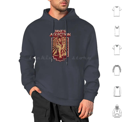 Janes Addiction Hoodie cotton Long Sleeve Crackerman Janes Addiction Janes Addiction Janes Addiction Sale Band Perry