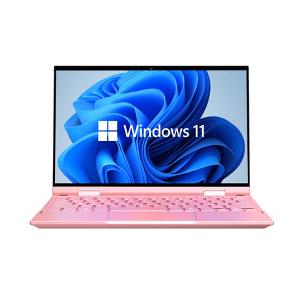 360 ° Flip OLED 2-in-1 Laptop 10.95-inch Touchscreen Intel N95 16GB DDR5 256GB-2TB SSD Windows 11 Ultra-Slim Aluminum Alloy Body