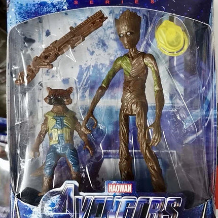 18CM Marvel Avengers Venom Spiderman Captain America Wolverine Hulk Iron Man Groot Thanos Collection Action Figure Hot Toys Kids