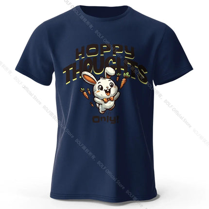 100% Cotton Kawaii Animal Graphic Tee - Delicate Hand-drawn Illustration with Breathable Fabric All Day Comfort