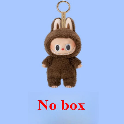 Keychain Pendant Heartbeat Macaron Vinyl Face Blind Box Plush Doll Handmade Gift