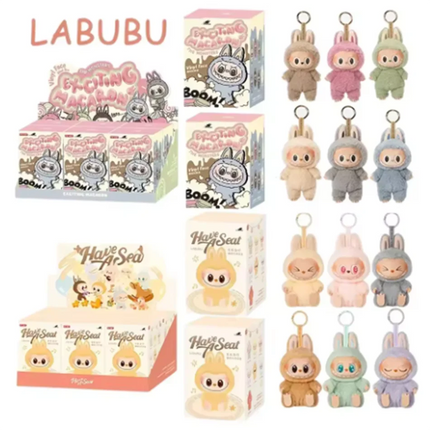 Hot selling anime doll second-generation LABUBU blind box party series vinyl doll keychain pendant toy girlfriend birthday gifts