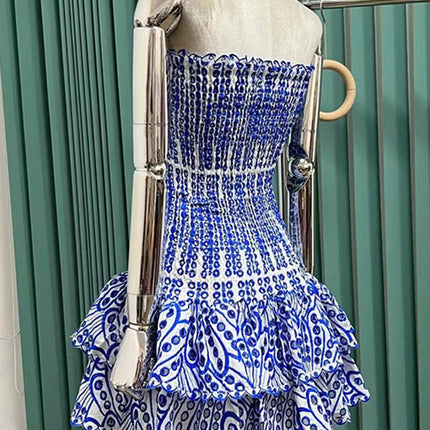 CHICEVER Off Shoulder Strapless Dresses For Women